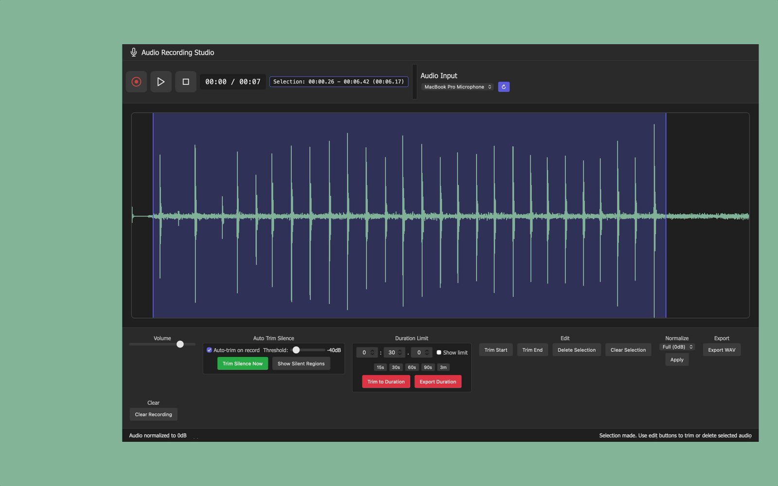 Channel Recorder