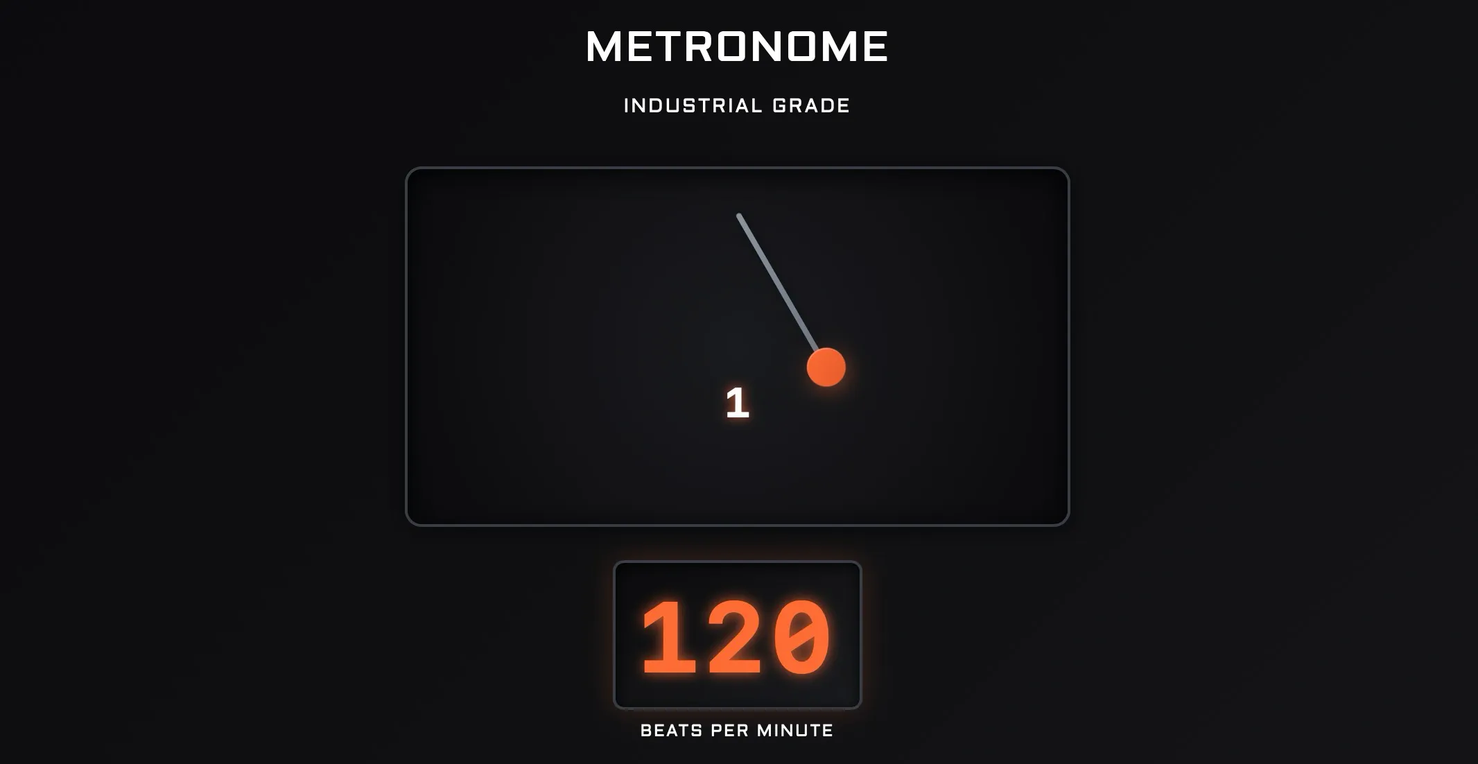 Industrial Metronome